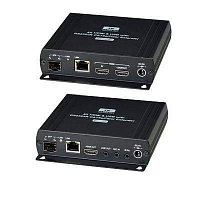 Удлинитель HKM01-4K (комплект приёмник + передатчик) по Ethernet до 140м SC&T